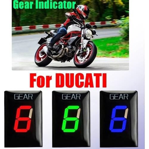 Motorcycle Gear Display Indicator For Ducati Scrambler 400 800 1000 1100 Desmosedici RR Streetfighter Street fighter Supersport