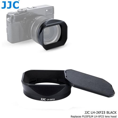 JJC Lens Hood for Fujinon XF 23mm F1.4 & 56mm F1.2 R (APD) on Fuji X-T30 X-T20 X-T10 X-Pro2 X-Pro1 X-T3 X-T2 XT3 Replace LH-XF23