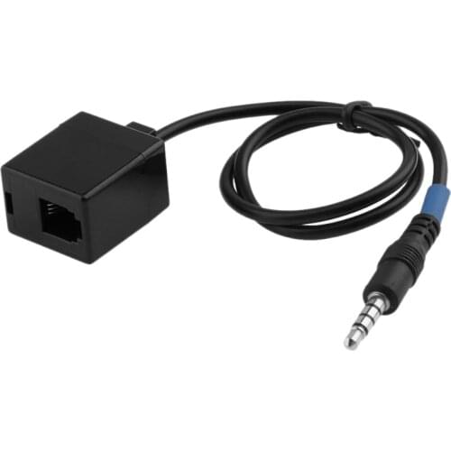 3.5mm Male Jack to RJ9 4P4C Female Adapter Extension Cable Telephone Line Is Used to Transfer Avaya Telephones