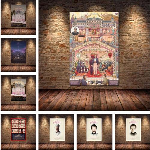 Classic Movie The Grand Budapest Hotel Painting Art Decor Bedroom Home Wall Decoration Poster Living Room Quality Canvas Posters