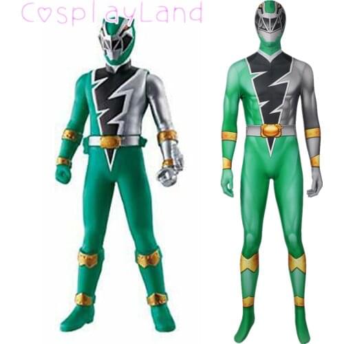 KISHIRYU SENTAI Ryusoul Green Ranger Cosplay Towa Costume Halloween Dino Ranger Jumpsuit Green Soldier Spandex Bodysuit