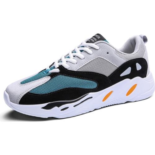 Trendy Mens Breathable Sneakers Light Jogging Shoes Spring/Autumn Platform Sports Shoes Couples Casual Shoes Zapatillas Deporte