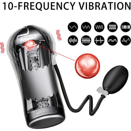 Male Masturbator Cup Oral Sex Artificial Silicone Realistic Vagina Real Pussy Sex Toy Erotic Penis Endurance Masturbator For Men