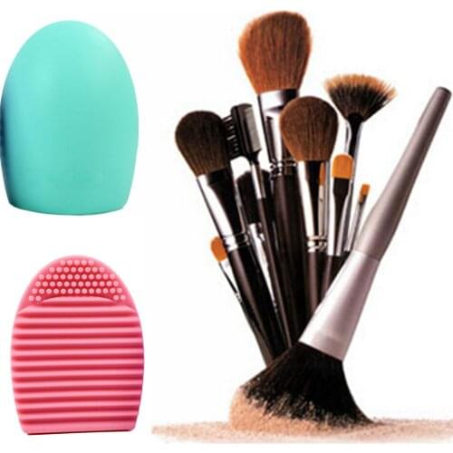 Makeup Brushes Cleaner Silicone Pad Mat Cosmetic Eyebrow Brush Cleaner Tool Brush Washing Tool Scrubber Board Brush Cleaning Pad