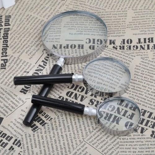 Portable Magnifying Glass Handheld Magnifier High Definition Reading Eye Loupe