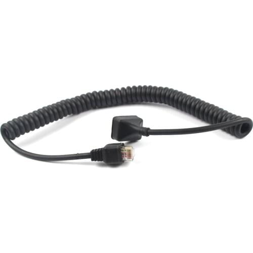 Walkie Talkie 8 Pin Replacement Speaker Mic Microphone Cable for Kenwood TK-868G TK-768G TK-862G TK-762G TM-271A TM-471A TK-760