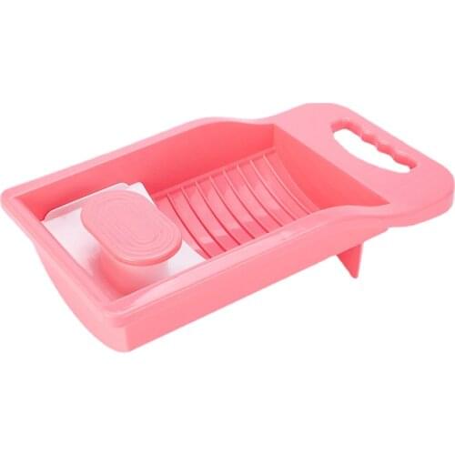 1pc Washboard Plastic Laundry Washboard Non-slip Underwear Sock Mini Washboard Household daily necessities