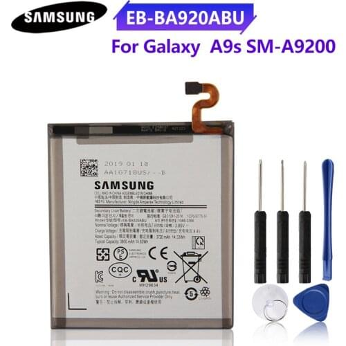 100% Original Replacement Battery EB-BA920ABU For Samsung Galaxy A9s SM-A9200 A9200 3800mAh