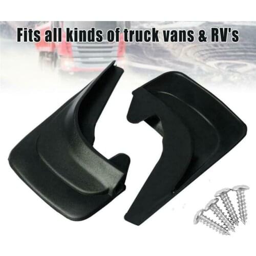 2Pcs Auto Exterior Accessories Car Rubber Mudguard Fender Flare Wheel Lip Body Kit Universal for Truck Off-road Vehicle Car