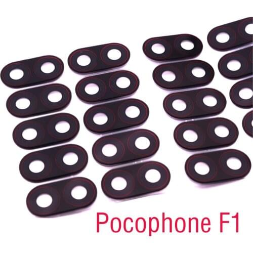 20pcs rear back camera glass lens for Xiaomi Pocophone F1, for poco F1