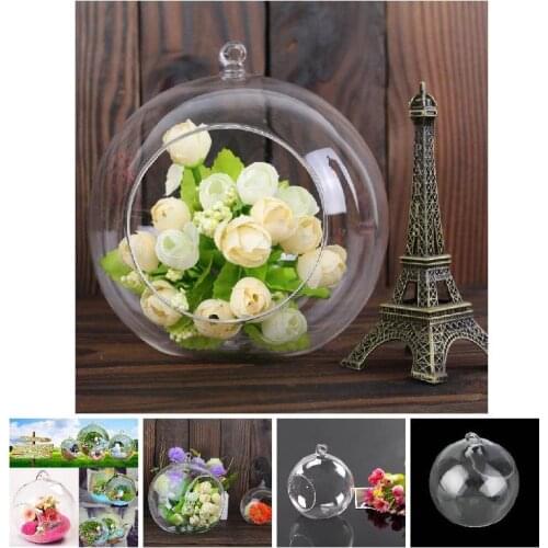 2017 Creative Hanging Glass Ball Vase Flower Plant Pot Terrarium Container Home Office Decor Hanging Glass Vase Fast Delivery