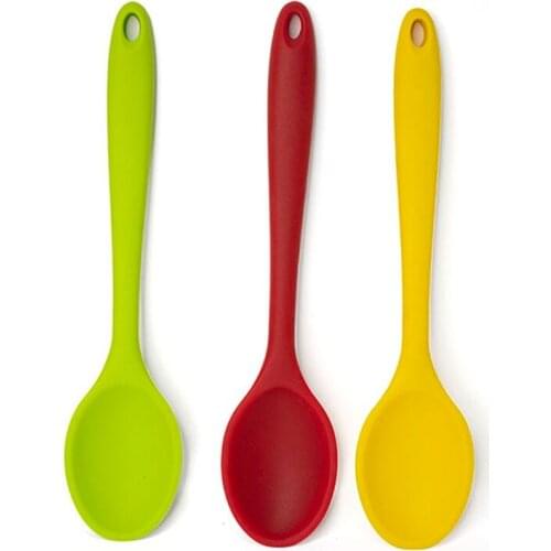4 Colors Temperature Sensing Spoon for Kids Boys Girls Silicone Spoon Feeding Baby Spoons Toddler Flatware Drop Shipping TSLM1