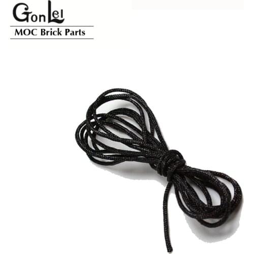 5m/Lot Special Coiling Rope For Technic Building Block Parts DIY Toys For Kids String Cord Thin 56823 For 9686 MOC Brick