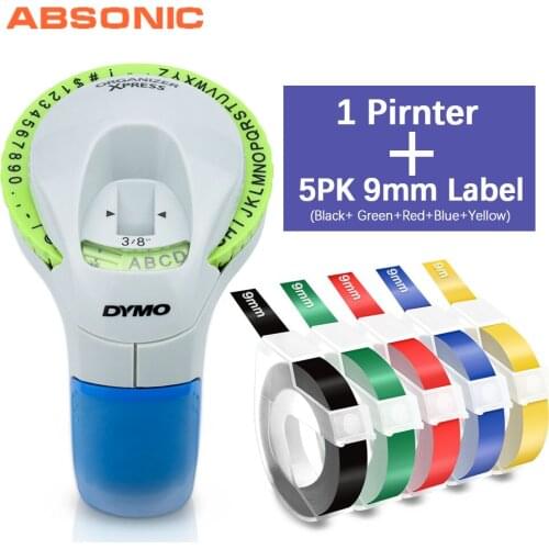 Absonic for Dymo 12965 Label Machine DYMO Manual Labeller Printing 3D Embossing Label Tape for Dymo Tape Embossing Label Maker