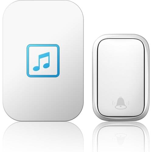 CACAZI Waterproof Self-powered Wireless Doorbell 150M Remote No Battery Button US EU UK AU Plug Home Call Ring Bell