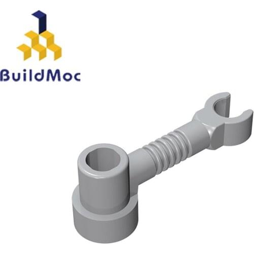 BuildMOC 4735 Bar 1x3 with Clip Stud Receptacle (Robot Arm) For Building Blocks Parts DIY LOGO Educa