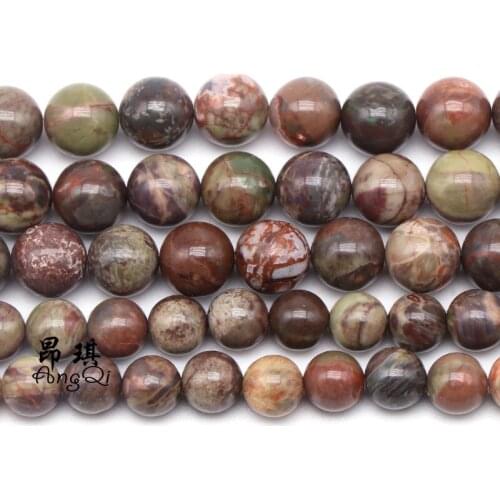 Natural Stone Colorful Agates Round Loose Beads 4 6 8 10 12mm Pick Size For Jewelry Making DIY Bracelet Accessories 15'' Strand