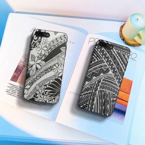 Maori Polynesian Samoan Tribal Phone Case Fundas Shell Cover For Iphone 6 6s 7 8 Plus Xr X Xs 11 12 13 Mini Pro Max