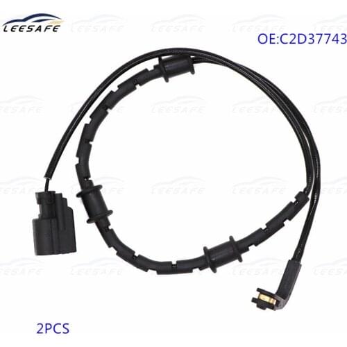 2PCS Rear Brake Pad Wear Sensor C2D37743 for JAGUAR XJ X351 3.0 D Car Brake Alarm Sensing Line Replacement OEM NO C2D37743
