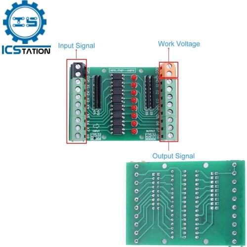 DC 12V-24V 8 Channel Optocoupler Isolation Module 8CH PNP NPN Low High Level Output Signal Converter