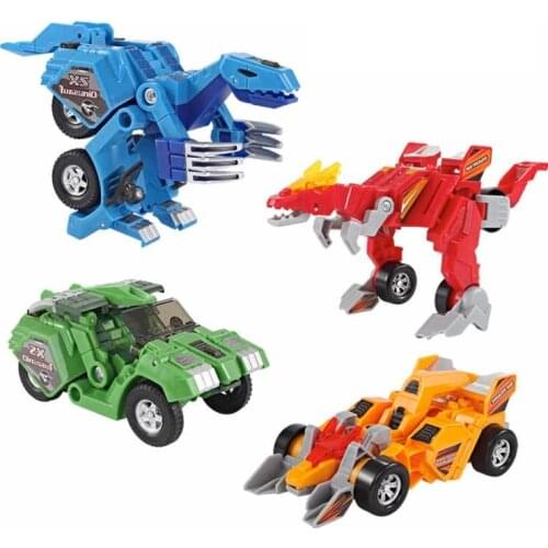 Dinosaur Toy Sound and Light Tyrannosaurus Deformation Dinosaur Robot Children NEW Puzzle Manual Deformation Toy Action Figures