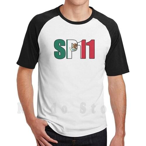 Sergio Pérez Sp11 T Shirt Diy Big Size 100% Cotton Sergio Pérez Perez Racing Point Force India Fan Products Fan Driver 2019 11
