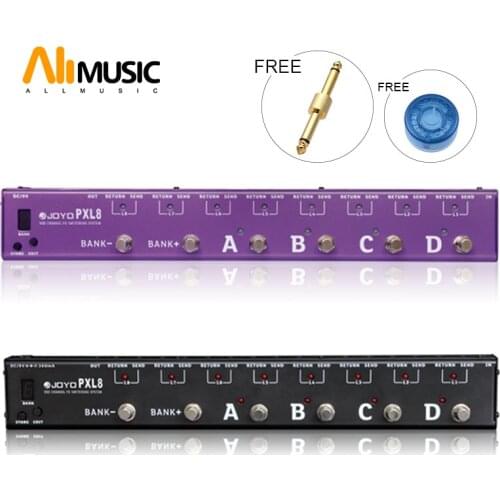 JOYO PXL-8 8 Loops Guitar Programmable Effect Pedal Looper Switcher Router Looping System WAVE-X For Boss Mooer