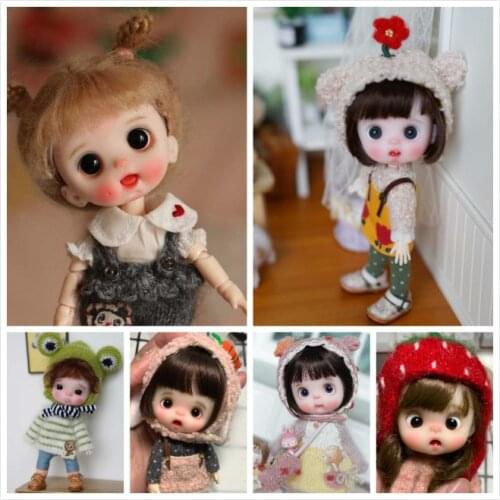 OB11 doll customization doll 1/8 BJD dolls OB doll DIY polymer clay 201912