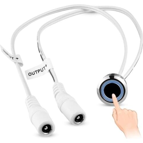 DC 12V Mini Smart Sensor Touch Detector Dimmable Switch LED Strip Light Stepless Dimmer for Closet Corridor Lamp M7DA