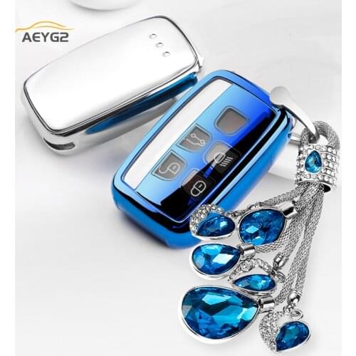 Soft TPU Car Remote Key Cover Case For Land Rover A9 Range Rover Sport 4Evoque Freelander 2 Discovery For Jaguar XE XJ XF C-X16