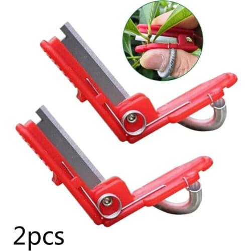 New 2Pcs Thump Knife Separator Vegetable Fruit Harvesting Picking Tool for Farm Garden Orchard 70mm Cutting