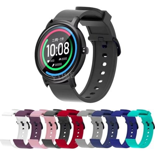 Silicone Watch Band Strap for Xiaomi Mibro Air Bracelet Sport Watchband 20mm Replacement Watch Belt for Mi bro Air correa