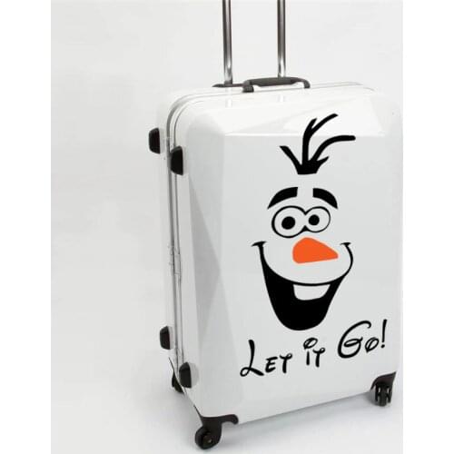 Funny disney snowman olaf let it go wall stickers for kids rooms home decor diy frozen wall decals vinyl mural art free shipping