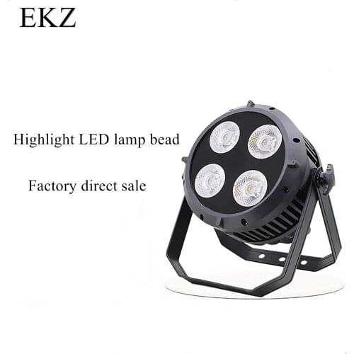 Waterproof Led Par 4x50W Cool White Wash Spotlighting Warm White 200W COB Par IP65 DMX Party Dj Disco Wedding Stage Light