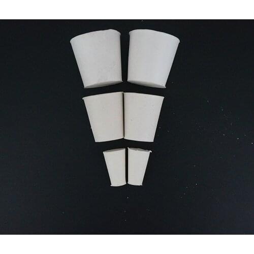 11# to 22# rubber stopper erlenmeyer flask plug bottle stopper test tube stopper