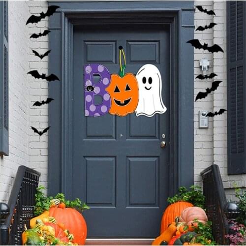 12PCS Halloween Bat 3D Three-dimensional Cartoon Animal Halloween Home Furnishing Hotel Shopping Mall Living Room PVC Sticker