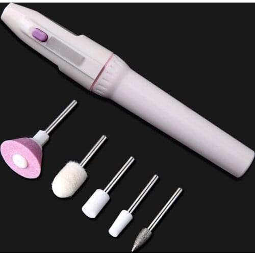 5 in1 Electric Mini Nail Machine Art Drill Carve Grinder Professional Polisher Set Portable Nail Tools