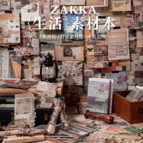 50pcs/lot Memo Pads Sticky Notes Zakka life light paper Junk Journal Scrapbooking Stickers Office School stationery