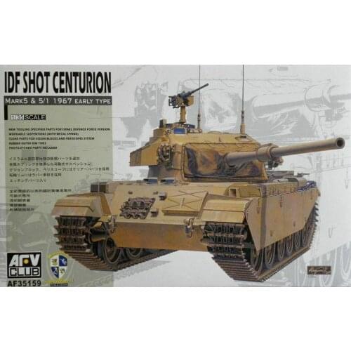 AFV Club AF35159 1/35 Shot Centurion Mark 5&5/1 1967 Early Type