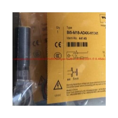 BI5-M18-AD4X-H1141 proximity switch plug type DC two-wire normally open waterproof sensor