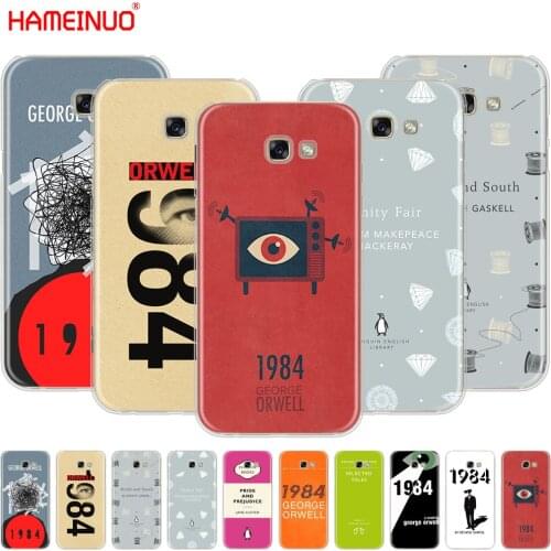 HAMEINUO 1984 George Orwell book cell phone case cover for Samsung Galaxy A3 A310 A5 A510 A7 A8 A9 2016 2017 2018