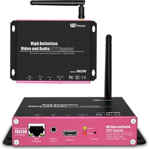 Fmuser HDMI Video Encoder H.264 H.265 Wifi RTMP Encoder Live Streaming IPTV With HLS HTTP RTSP UDP
