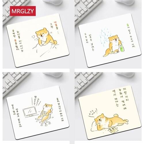 Cute Corgi Dog Cute Animal Game Mouse Pad Game Carpet Mouse Pad Small Mouse Pad Anti-Slip Mouse Pad 20x25cm Computer Mat