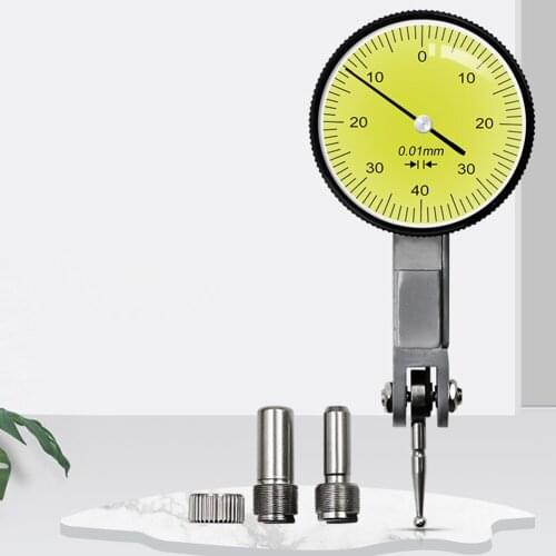 0-0.8mm Leverage Dial Indicator Level Gauge Scale 0.01mm Precision Dial Test Indicator Dial Indicator Measuring Instrument Tool