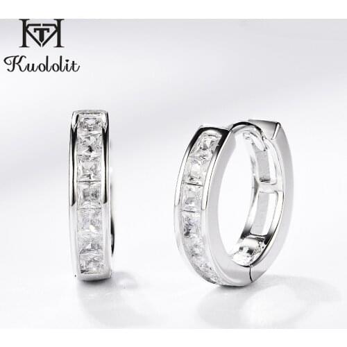 Серьги-кольца Kuololit China At AliExpress