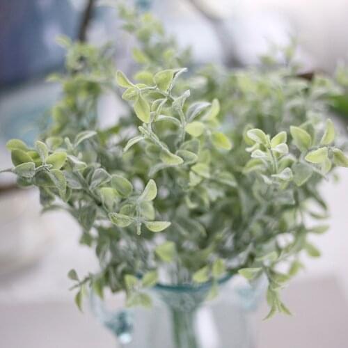 Eucalyptus Leaves Faux Foliage Silk Artificial Flowers Arrangment Tree Plant Bouquet Wreath Home DIY Decoration