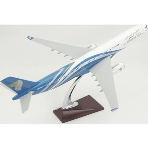 47CM 1:160 scale Airbus A330 Model OMAN AIR Airlines with Base Resin Aircraft Plane Collectible Display Model Toy Collection