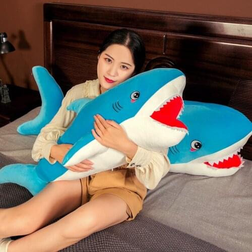 Cartoon Ocean Shark Plush Toy Plush Pillow Baby Toys Kid Toys Stuffed Plush Animal Girl Christmas Gifts Toys for Children