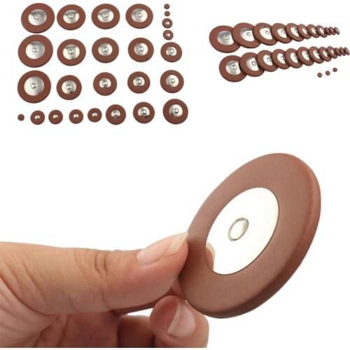 Pack of 26 Alto Saxophone Pads Sax Leather Pads Replacement for Saxophone Sax