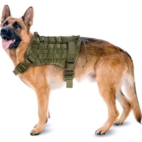 1000D nylon Mlooe system dog clothes outdoor tactical waterproof dog vest